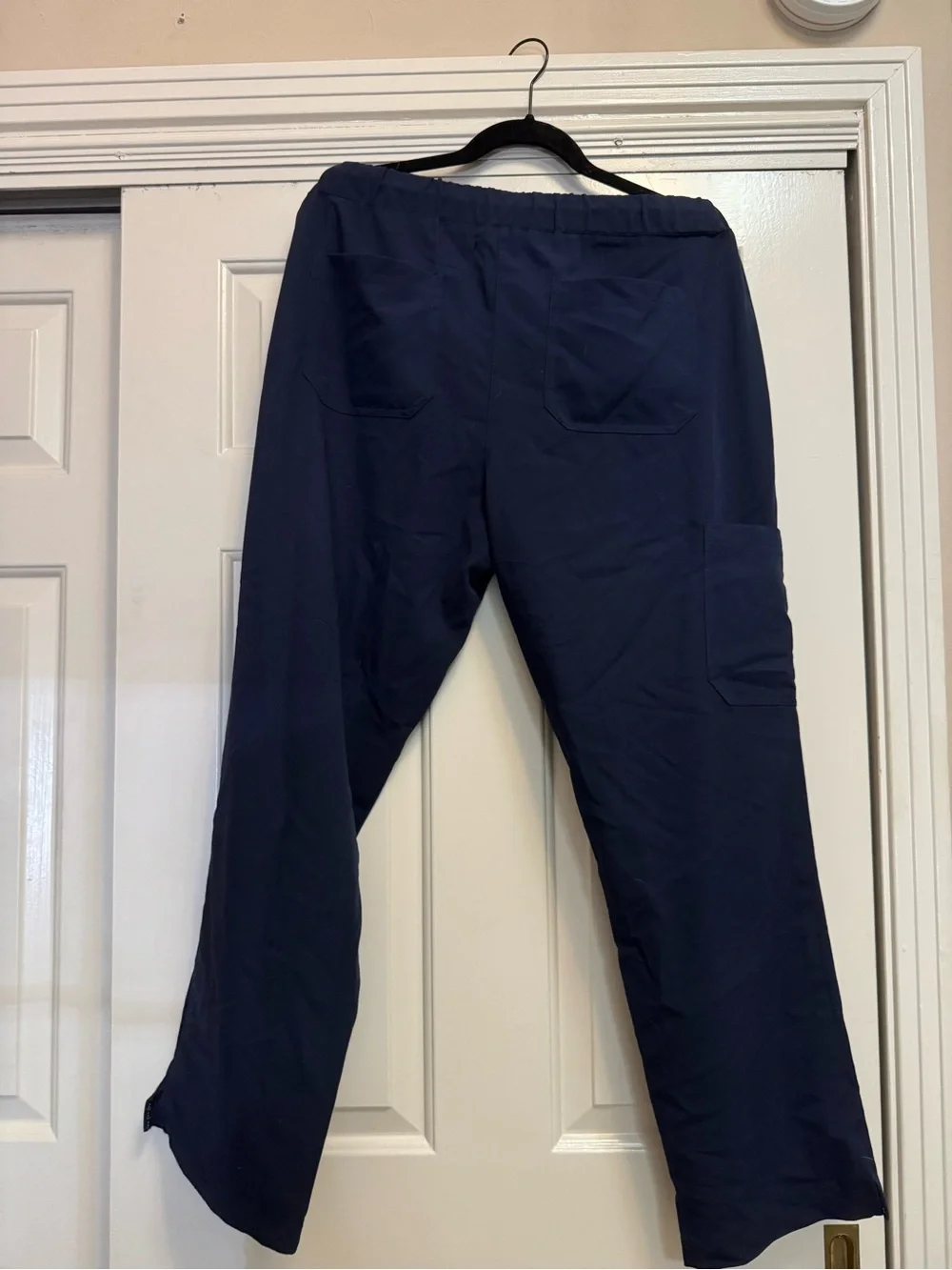 Women’s Navy Drawstring Casual Pants - Picture 2 of 6